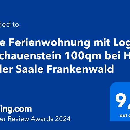 Tolle Ferienwohnung Mit Loggia In Schauenstein 100Qm Bei Hof An Der Saale Frankenwald Εξωτερικό φωτογραφία