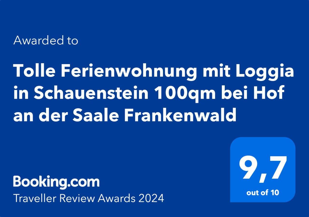 Tolle Ferienwohnung Mit Loggia In Schauenstein 100Qm Bei Hof An Der Saale Frankenwald Εξωτερικό φωτογραφία
