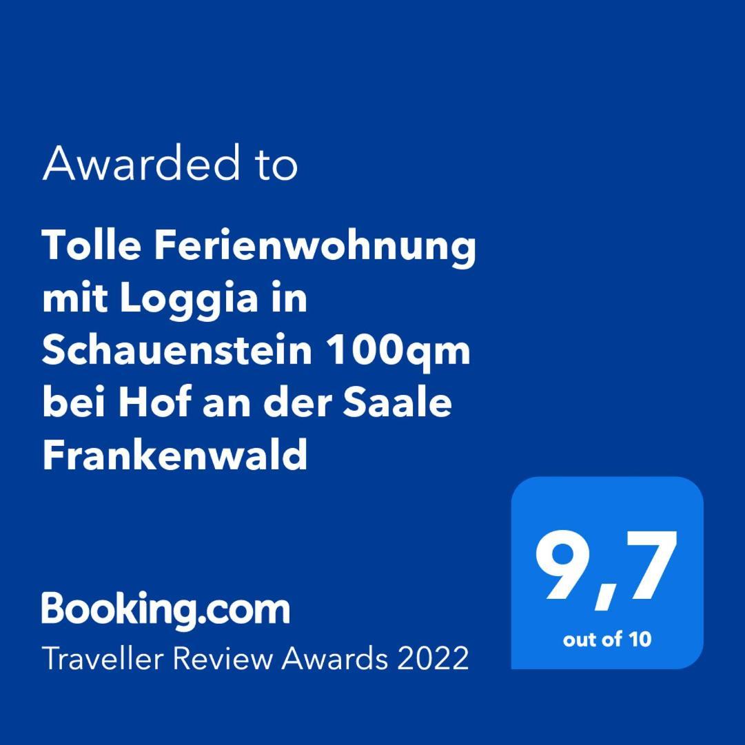 Tolle Ferienwohnung Mit Loggia In Schauenstein 100Qm Bei Hof An Der Saale Frankenwald Εξωτερικό φωτογραφία